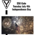 NEW : Reduced Gate July 4th